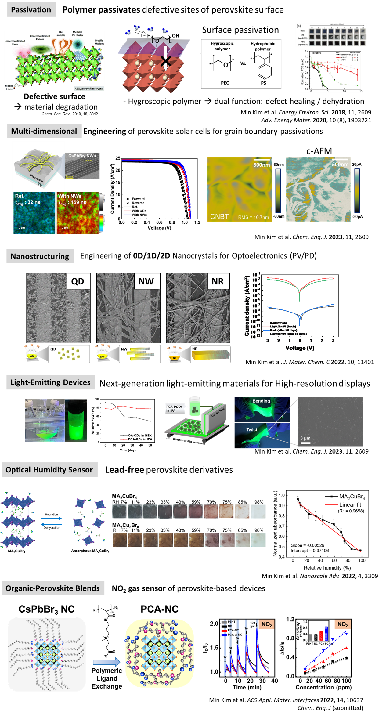 Next-generation solar cells and optoelectronics
